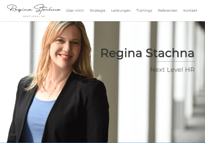Referenz Website Regina Stachna